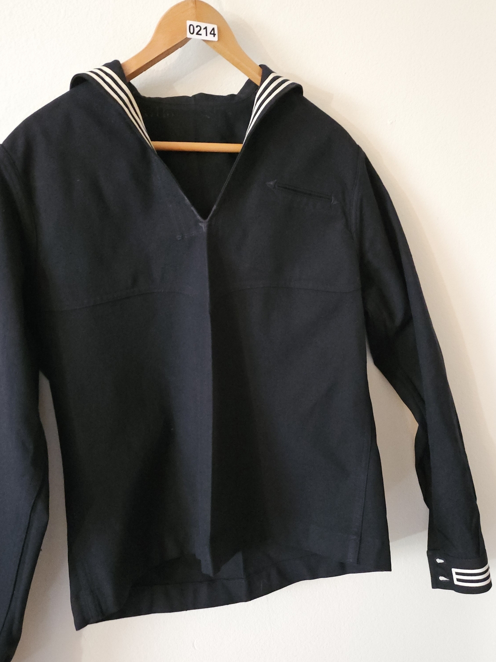 US Navy Cracker Jack Wool Dress Blue Jumper Sailor Uniform 214